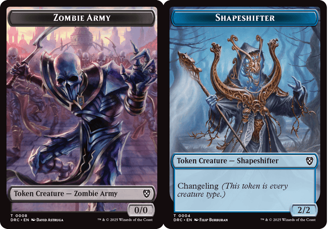 Zombie Army // Shapeshifter Double-Sided Token